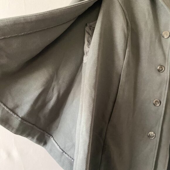 Joan Rivers Womens Gray Tweed Button Front Cape Coat Size 1X - Picture 5 of 9